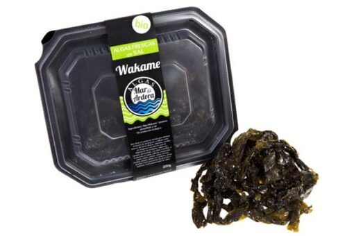 alga fresca wakame del Atlántico