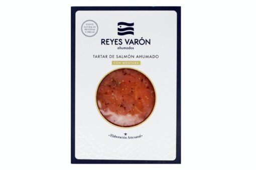 Tartar de salmón ahumado a la mostaza Reyes Varón
