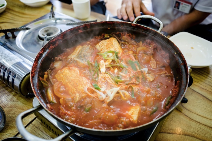 Pescado hervido