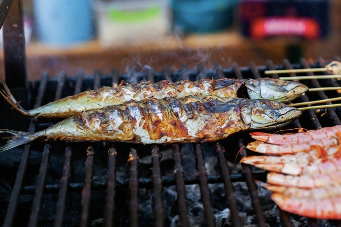 Pescado a la parrilla